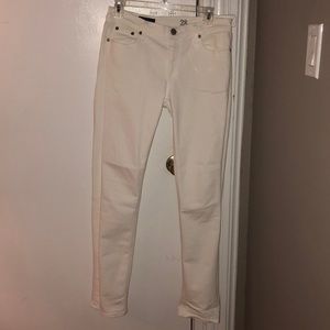 Jcrew Matchstick white Jeans - size 28